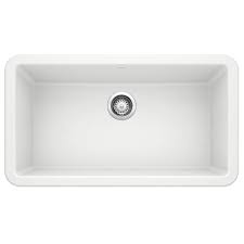 **CLEARANCE** BLC 401899 WHITE IKON SERIES APRON FRONT SINGLE BOWL