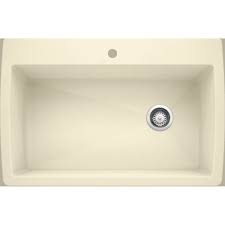 **CLEARANCE** BLC 440196 BISCUIT BLANCODIAMOND SUPER SINGLE BOWL