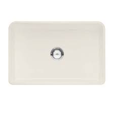 **CLEARANCE** BLC 441696 BISCUIT FIRECLAY CERANA 30" SINGLE BOWL APRON FRONT KITCHEN SINK   (Discontinued Item)
