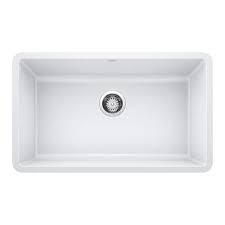 **CLEARANCE** BLC 442533 WHITE PRECIS SERIES UNDERMOUNT SINGLE BOWL