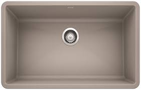 **CLEARANCE** BLC 442740 CONCRETE GREY  PRECIS SUPER SINGLE BOWL