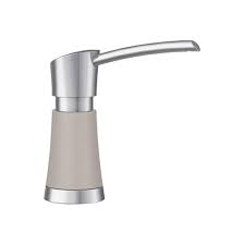 **CLEARANCE** BLC 442901 STEEL/CONCRETE GRAY ARTONA SOAP DISPENSER    (Discontinued Item)