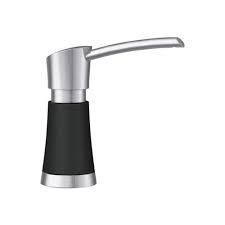 **CLEARANCE** BLC 442902 PVD STEEL/COAL BLACK ARTONA SERIES SOAP/LOTION DISPENSER