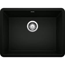 **CLEARANCE** BLC 442928 COAL BLACK PRECIS SERIES UNDERMOUNT SINGLE BOWL