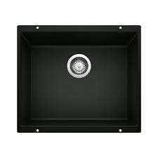 **CLEARANCE** BLC 442933 COAL BLACK PRECIS SERIES UNDERMOUNT SINGLE BOWL