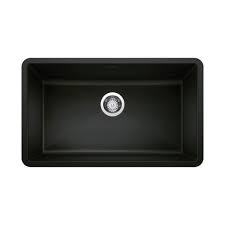 **CLEARANCE** 442935 COAL BLACK PRECIS SERIES UNDERMOUNT SINGLE BOWL