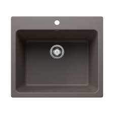 **CLEARANCE** BLC 443116 VOLCANO GRAY LIVEN SERIES DROP-IN/UNDERMOUNT