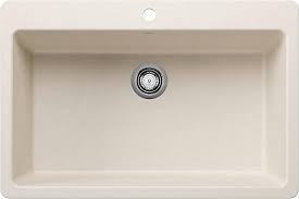 **CLEARANCE** BLC 443201 SOFT WHITE LIVEN SERIES DUAL MOUNT SINGLE BOWL