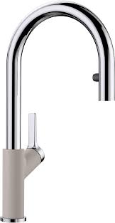 **CLEARANCE** BLC 526399 POLISHED CHROME/CONCRETE GRAY URBENA PULL-DOWN KITCHEN FAUCET - 1.5GPM   (Discontinued Item)