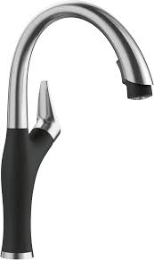 **CLEARANCE** BLC 526401 PVD STEEL/COAL BLACK ARTONA SERIES PULL-DOWN KITCHEN FAUCET - 1.5GPM