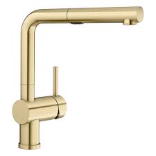 **CLEARANCE** BLC 526686 SATIN GOLD LINUS SERIES PULL-OUT KITCHEN FAUCET - 1.5GPM
