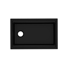 **CLEARANCE** ROH ALUM3019WS63 SATIN BLACK ALLIA SERIES UNDERMOUNT FIRECLAY WORKSTATION KITCHEN SINK