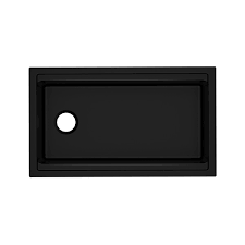 **CLEARANCE** ROH ALUM3319WS63 SATIN BLACK ALLIA SERIES UNDERMOUNT FIRECLAY WORKSTATION KITCHEN SINK