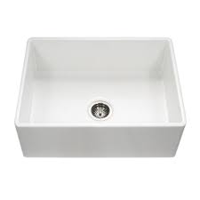 **CLEARANCE** HMT CHE-3020SA-WH WHITE CHELSEA SERIES APRON FRONT FIRECLAY SINGLE BOWL KITCHEN SINK - 30 x 20 x 9-1/4" (WxDxH)"