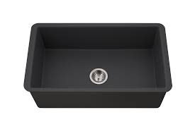 **CLEARANCE** HMT CHE-3219SU-MB MATTE BLACK CHELSEA SERIES UNDERMOUNT FIRECLAY SINGLE BOWL KITCHEN SINK - 32 x 18-3/8 x 9-3/4" (WxDxH)"