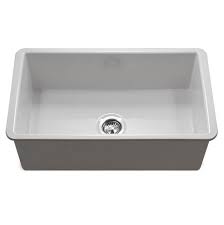 **CLEARANCE** HMT CHE-3219SU-WH WHITE CHELSEA SERIES UNDERMOUNT FIRECLAY SINGLE BOWL KITCHEN SINK - 32 x 18-3/8 x 9-3/4" (WxDxH)