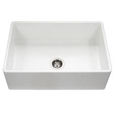 **CLEARANCE** HMT CHE-3320SA-WH WHITE CHELSEA SERIES APRON FRONT FIRECLAY SINGLE BOWL KITCHEN SINK - 33 x 20 x 9-1/4" (WxDxH)"