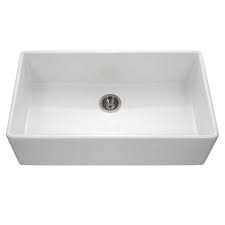 **CLEARANCE** HMT CHE-3620SA-WH WHITE CHELSEA SERIES APRON FRONT FIRECLAY SINGLE BOWL KITCHEN SINK - 36 x 20 x 9-1/4" (WxDxH)"