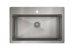 **CLEARANCE** IH75-DS-33229 STAINLESS STEEL PROINOX H75 DROP-IN/UNDERMOUNT SINGLE BOWL KITCHEN SINK - 33 x 22 x 9" O.D.   (Discontinued Item) (Clearance Item)
