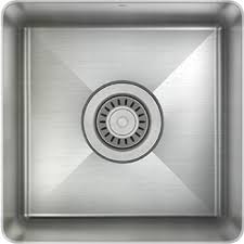 **CLEARANCE** Julien IH75-US-14148 STAINLESS STEEL PROINOX H75 UNDERMOUNT SINGLE BOWL PREP/BAR SINK - 14 x 14 x 8" O.D.   (Clearance Item)