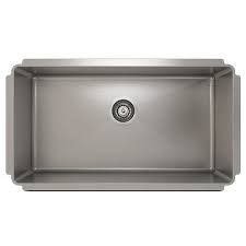 **CLEARANCE** Julien IH75-US-321810 STAINLESS STEEL PROINOX H75 UNDERMOUNT SINGLE BOWL KITCHEN SINK - 32 x 18 x 10" O.D.   (Clearance Item)