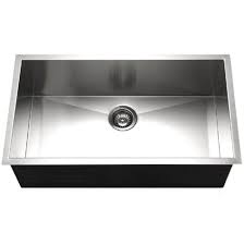 **CLEARANCE** HMT PRI-3218S PRIZM SERIES UNDERMOUNT STAINLESS STEEL SINGLE BOWL KITCHEN SINK - 32 x 18 x 10" (WxDxH)"