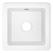 **CLEARANCE** ROH RC1515-WH SHAWS BELTHORN SINGLE BOWL UNDERMOUNT OR DROP IN WHITE OR PREP SINK