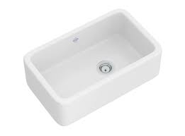 **CLEARANCE** ROH RC3018L-WH WHITE 30" x 18" FIRECLAY APRON SINK WITH LEFT HAND DRAIN