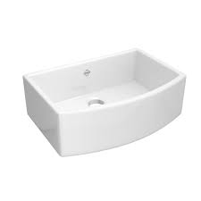 **CLEARANCE** ROH RC3021-WH WHITE SHAWS WATERSIDE KITCHEN SINK WITH BOWED APRON FRONT