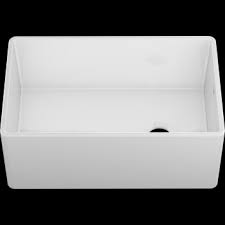 **CLEARANCE** Julien TM40-FS-301912 WHITE FIRECLAY PROTERRA M40 FARMHOUSE SINK - 28-1/4 x 17-1/2 x 10" O.D.    (Discontinued Item) (Clearance Item)