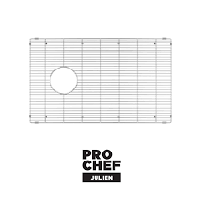 **CLEARANCE** Julien TM40-G-2817 STAINLESS STEEL GRID FOR PROTERRA M40 SINKS - 28-1/4 x 17-1/2 x 1-1/4"   (Discontinued Item) (Clearance Item)
