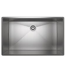 **CLEARANCE** ROH RSS3018SB BRUSHED STAINLESS STEEL FORZE SERIES UNDERMOUNT SINGLE BOWL KITCHEN SINK