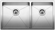 Blanco 519550 Quatrus R15 with 1-3/4 Bowl Undermount Kitchen Sink, Large, Stainless Steel