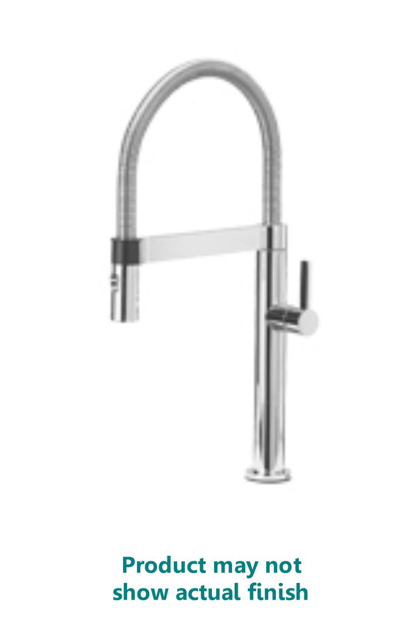 BLANCO, Satin Nickel 441625 CULINA MINI Semi-Pro Kitchen Faucet with Magnetic Handspray, 1.8 GPM
