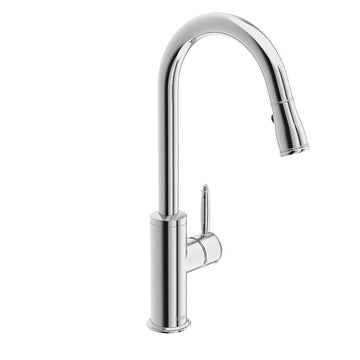 in2aqua, 6007.1.00.2, in2aqua Classic Single-Lever Kitchen Faucet with Swivel Spout And Pull-Down Spray, Polished Chrome