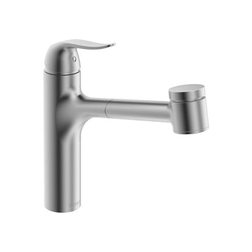 in2aqua, 6002.1.80.2, in2aqua Style Single-Lever Kitchen Faucet With Swivel Spout; Veggie Spray, Stainless Steel