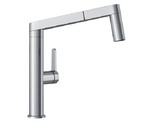 BLANCO, Stainless 402043 PANERA Pull-Out Dual Spray Kitchen Faucet with Scratch Resistant Finish, 1.5 GPM