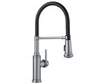 BLANCO, Stainless 442509 EMPRESSA Pull-Down Dual Spray Semi-Pro Kitchen Faucet, 1.5 GPM