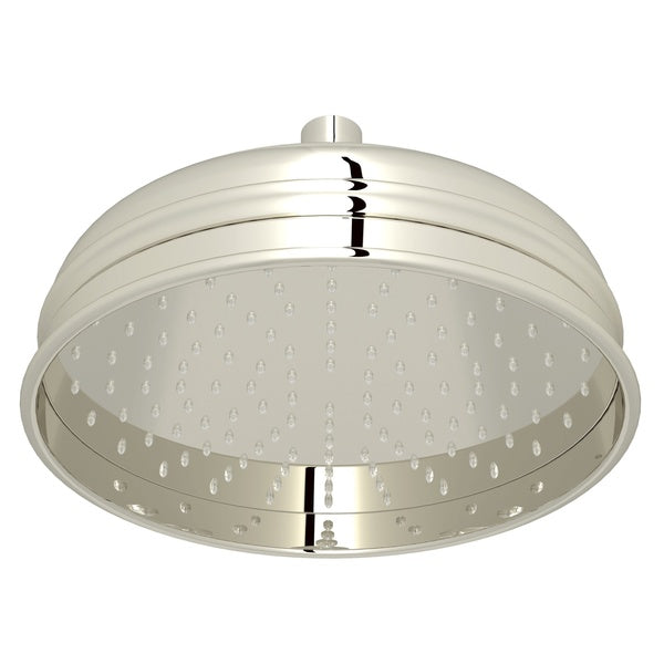 Rohl 1037/8PN SHOWERHEADS, 8-Inch Diameter, Polished Nickel