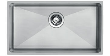 Ukinox RS710 Modern Undermount Single Bowl Stainless Steel Kitchen Sink
