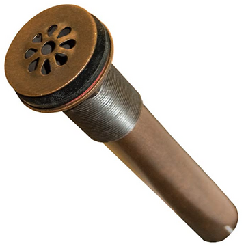 Native Trails DR150-WC Teardrop Drain, 1.5", Weathered Copper