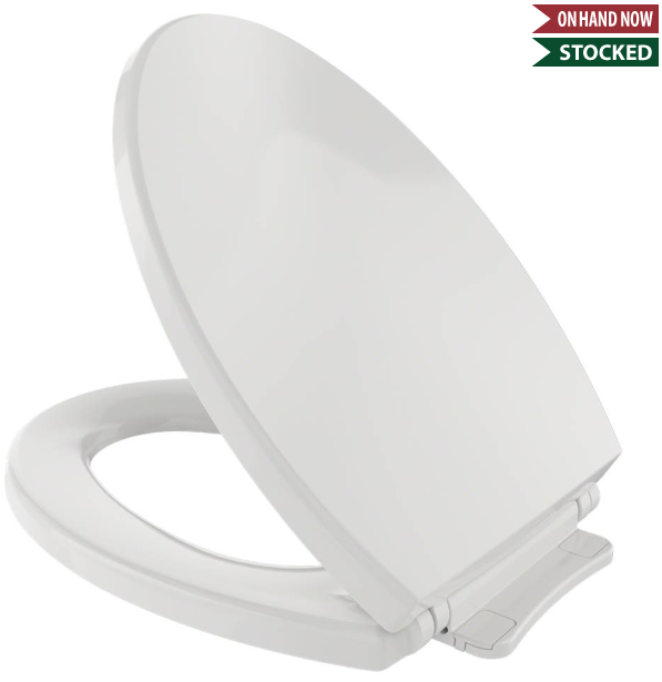 TOTO SS114#11 Transitional SoftClose Elongated Toilet Seat, Colonial White