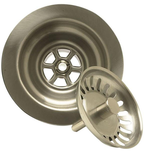 Mountain Plumbing 300PN 3-1/2-Inch Kitchen Strainer, Polished Nickel