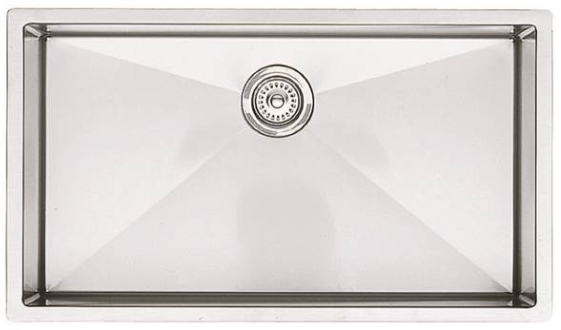 BLANCO 515823 Precision R10 Super Single Undermount Kitchen Sink, 32.00 x 18.00 x 10.00 inches, Stainless Steel