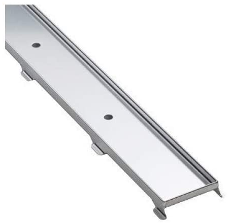 ACO Polymer Products 37419 55.12 in. Tile Shower Channel&#44; Stainless Steel Grate