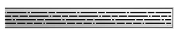 ACO, 37407, Mix Shower Channel Grate 47.25In., Stainless Steel