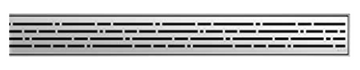 ACO Polymer Products 37406 39.37 in. Mix Shower Channel&#44; Stainless Steel Grate