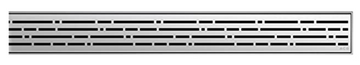 ACO Polymer Products 37405 35.43 in. Mix Shower Channel&#44; Stainless Steel Grate