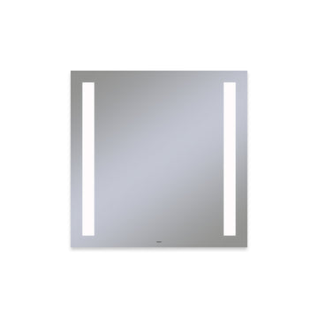 Robern YM3030RCFPD4 30" Vitality Series Rectangular Frameless Mirror with Column Lighting