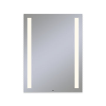 Robern YM3040RCFPD3 40" Vitality Series Rectangular Frameless Mirror with Column Lighting
